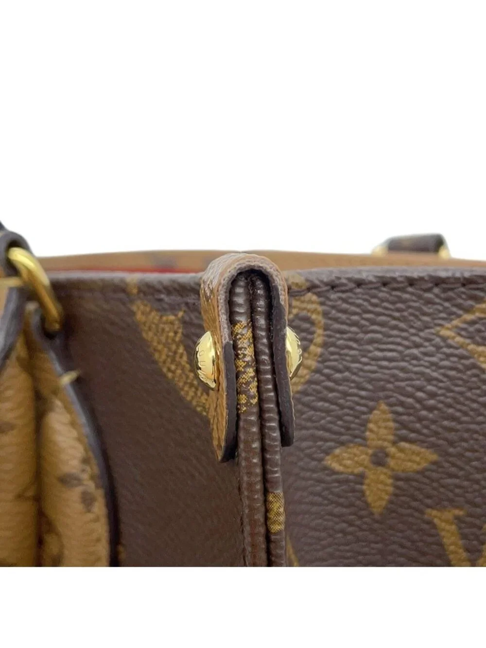 Louis Vuitton Monogram Reverse Giant On The Go PM 2-Way Tote Bag